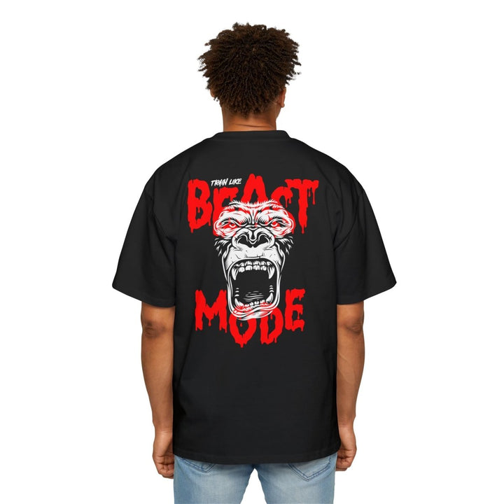 Heavy Oversized Tee - Beast Mode Gym Shirt for Fitness Enthusiasts - S - Midnight Blue - Heavy Oversized Tee - Beast Mode Gym Shirt for Fitness Enthusiasts - Tatoo Tee