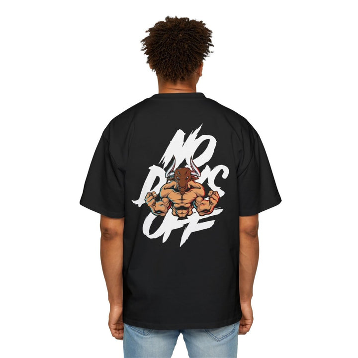 Heavy Oversized Tee - Bold 'No Days Off' Graphic - S - Midnight Blue - Heavy Oversized Tee - Bold 'No Days Off' Graphic - Tatoo Tee