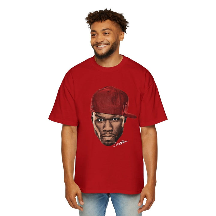 Heavy Oversized Tee - Bold Red Graphic Style - S - Red - Heavy Oversized Tee - Bold Red Graphic Style - Tatoo Tee