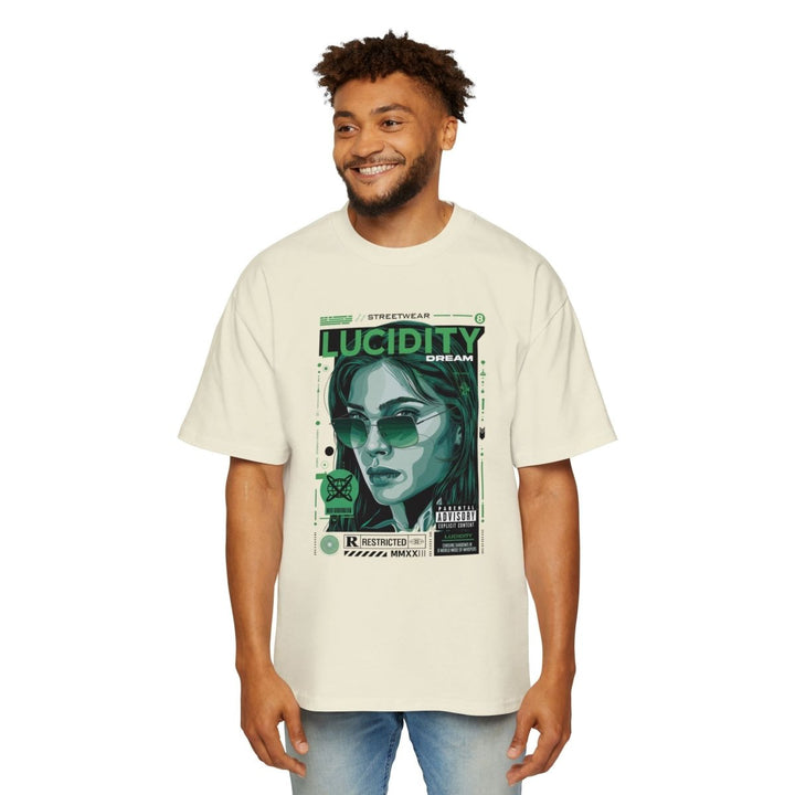 Heavy Oversized Tee - Lucidity Dream Graphic Streetwear T-Shirt - Orchid - S - Heavy Oversized Tee - Lucidity Dream Graphic Streetwear T-Shirt - Tatoo Tee