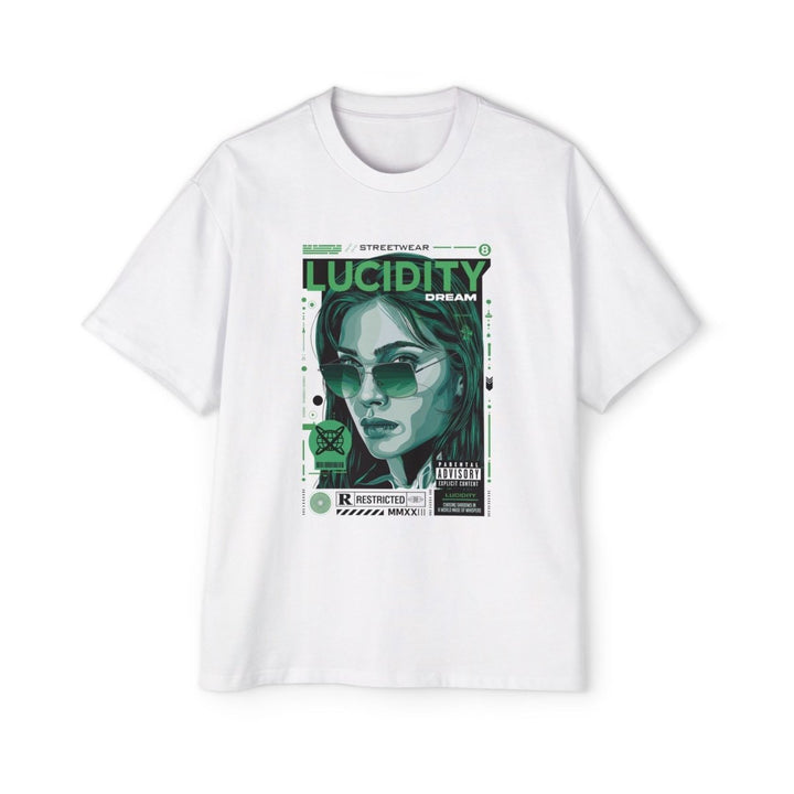 Heavy Oversized Tee - Lucidity Dream Graphic Streetwear T-Shirt - Orchid - S - Heavy Oversized Tee - Lucidity Dream Graphic Streetwear T-Shirt - Tatoo Tee
