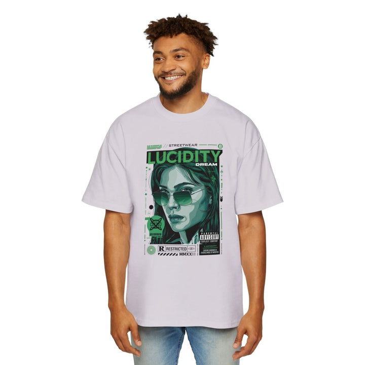 Heavy Oversized Tee - Lucidity Dream Graphic Streetwear T-Shirt - Orchid - S - Heavy Oversized Tee - Lucidity Dream Graphic Streetwear T-Shirt - Tatoo Tee