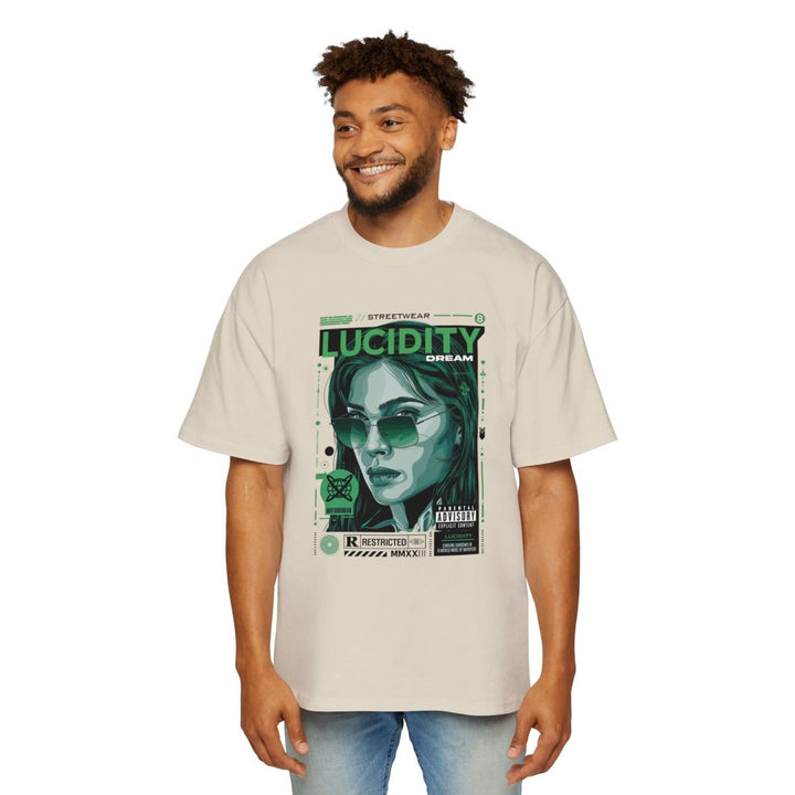 Heavy Oversized Tee - Lucidity Dream Graphic Streetwear T-Shirt - Orchid - S - Heavy Oversized Tee - Lucidity Dream Graphic Streetwear T-Shirt - Tatoo Tee