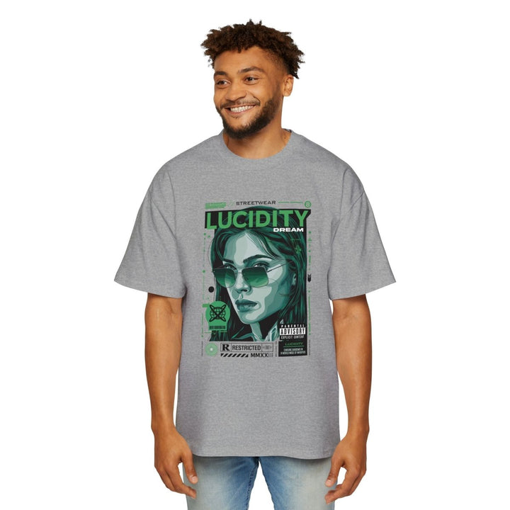 Heavy Oversized Tee - Lucidity Dream Graphic Streetwear T-Shirt - Orchid - S - Heavy Oversized Tee - Lucidity Dream Graphic Streetwear T-Shirt - Tatoo Tee