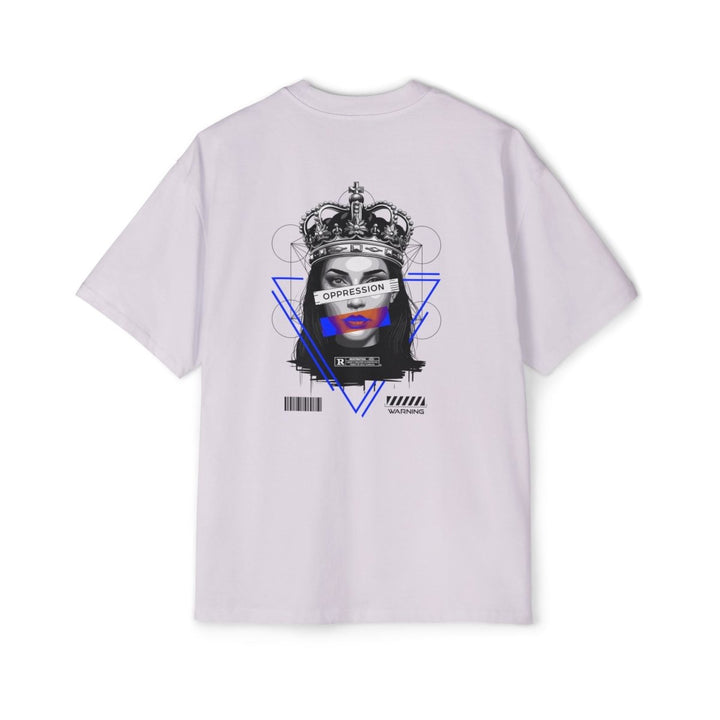 Heavy Oversized Tee - 'Oppression' Graphic Tee for Bold Expression - Orchid - S - Heavy Oversized Tee - 'Oppression' Graphic Tee for Bold Expression - Tatoo Tee