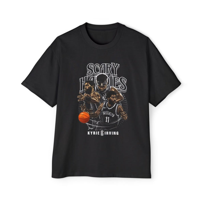 Heavy Oversized Tee - Scary Hours Graphic Tee for Basketball Fans - S - Black - Heavy Oversized Tee - Scary Hours Graphic Tee for Basketball Fans - Tatoo Tee