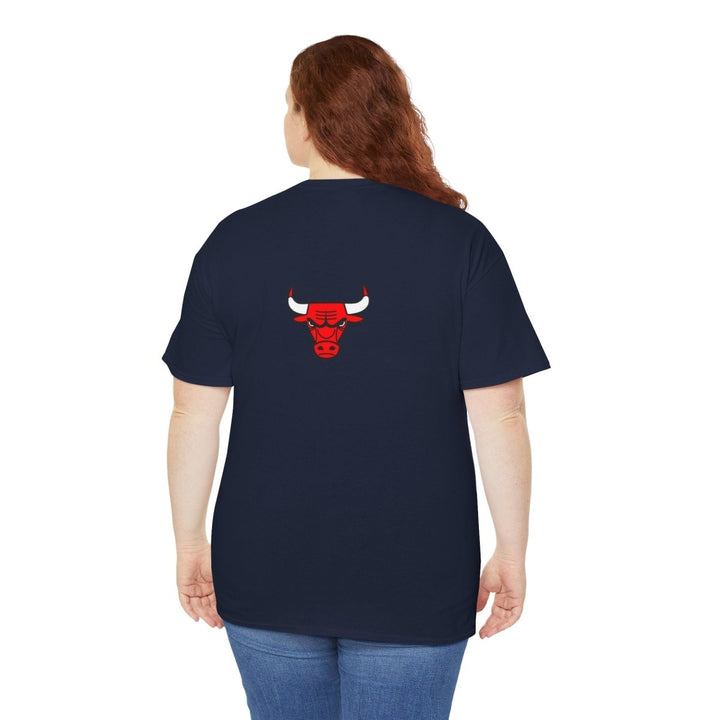 Iconic Michael Jordan Unisex Heavy Cotton Tee - Chicago Bulls Tribute Shirt - Navy - S - Iconic Michael Jordan Unisex Heavy Cotton Tee - Chicago Bulls Tribute Shirt - Tatoo Tee