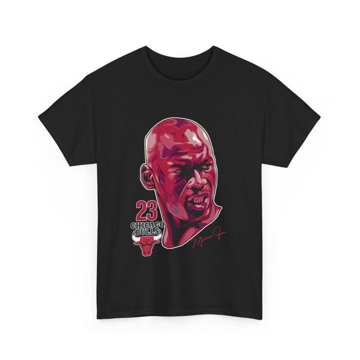 Iconic Michael Jordan Unisex Heavy Cotton Tee - Chicago Bulls Tribute Shirt - Navy - S - Iconic Michael Jordan Unisex Heavy Cotton Tee - Chicago Bulls Tribute Shirt - Tatoo Tee