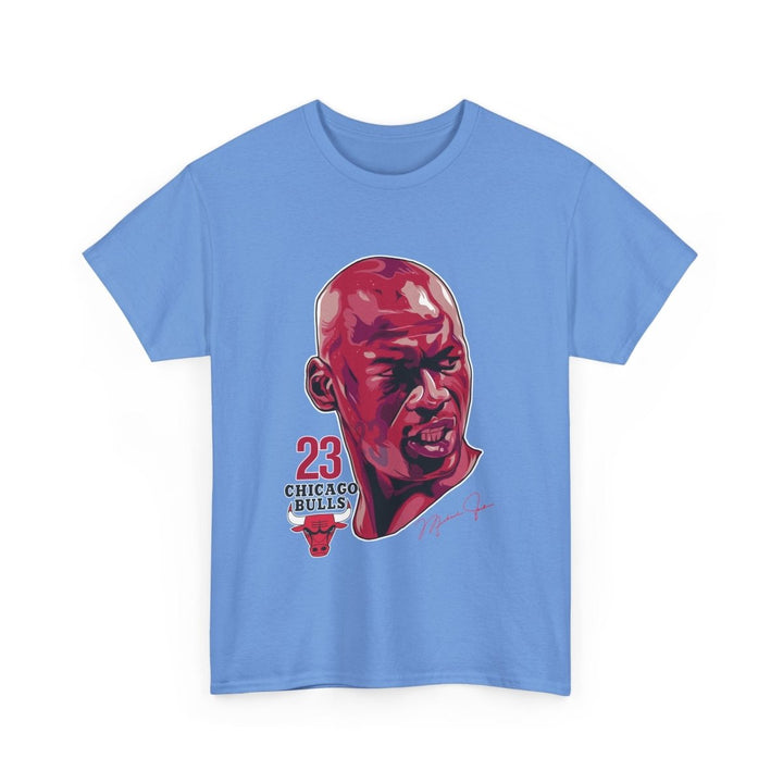 Iconic Michael Jordan Unisex Heavy Cotton Tee - Chicago Bulls Tribute Shirt - Navy - S - Iconic Michael Jordan Unisex Heavy Cotton Tee - Chicago Bulls Tribute Shirt - Tatoo Tee