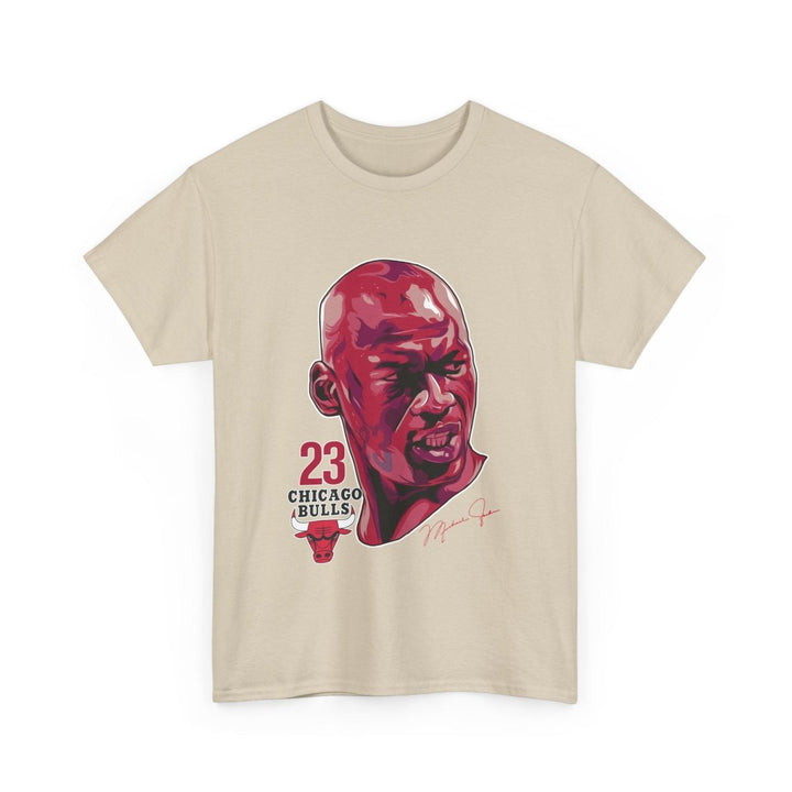 Iconic Michael Jordan Unisex Heavy Cotton Tee - Chicago Bulls Tribute Shirt - Navy - S - Iconic Michael Jordan Unisex Heavy Cotton Tee - Chicago Bulls Tribute Shirt - Tatoo Tee