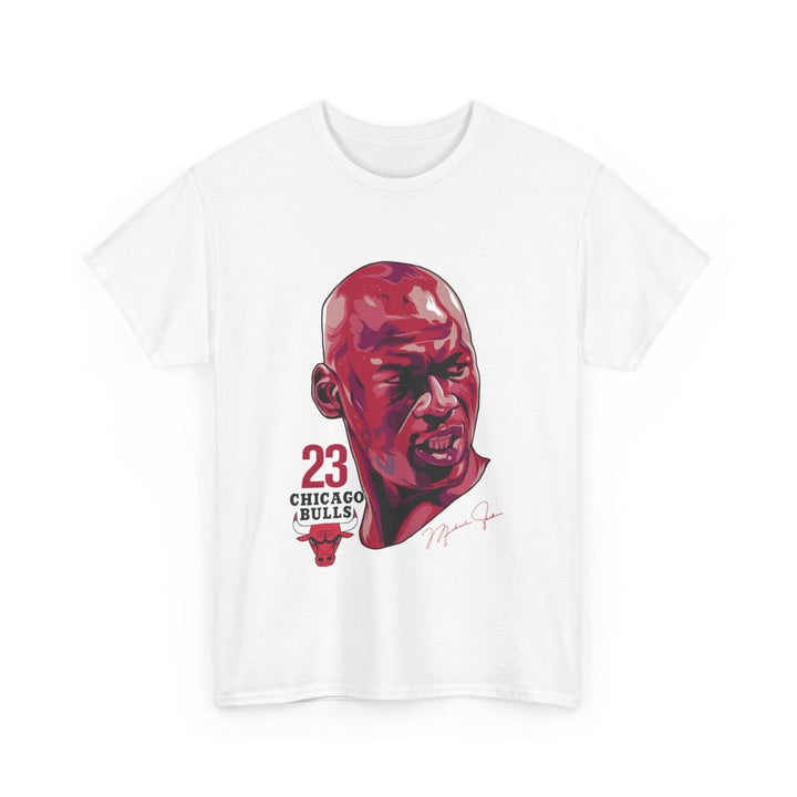 Iconic Michael Jordan Unisex Heavy Cotton Tee - Chicago Bulls Tribute Shirt - Navy - S - Iconic Michael Jordan Unisex Heavy Cotton Tee - Chicago Bulls Tribute Shirt - Tatoo Tee