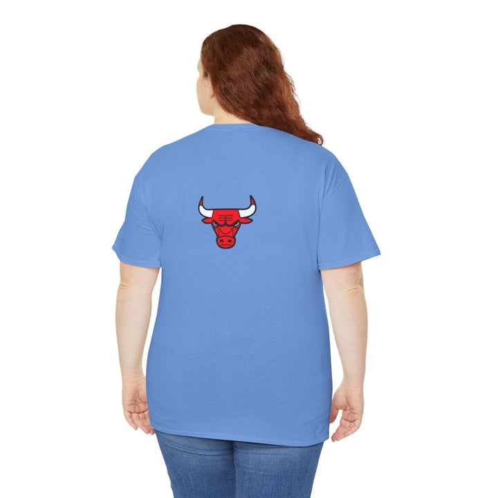 Iconic Michael Jordan Unisex Heavy Cotton Tee - Chicago Bulls Tribute Shirt - Navy - S - Iconic Michael Jordan Unisex Heavy Cotton Tee - Chicago Bulls Tribute Shirt - Tatoo Tee