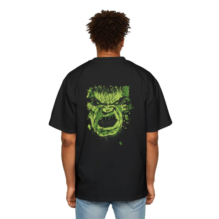 Incredible Hulk Graphic Tee for Men - Oversized Black Marvel Shirt - S - Black - Incredible Hulk Graphic Tee for Men - Oversized Black Marvel Shirt - Tatoo Tee