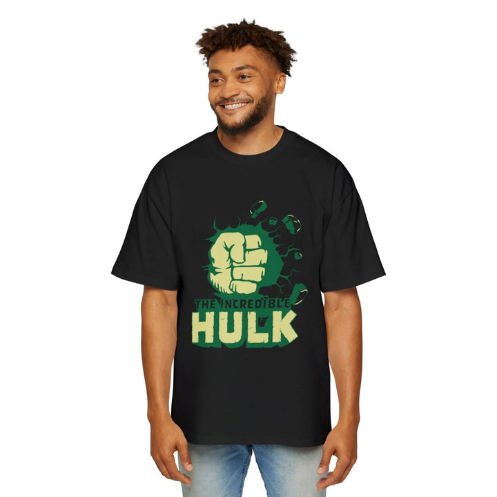 Incredible Hulk Graphic Tee for Men - Oversized Black Marvel Shirt - S - Black - Incredible Hulk Graphic Tee for Men - Oversized Black Marvel Shirt - Tatoo Tee