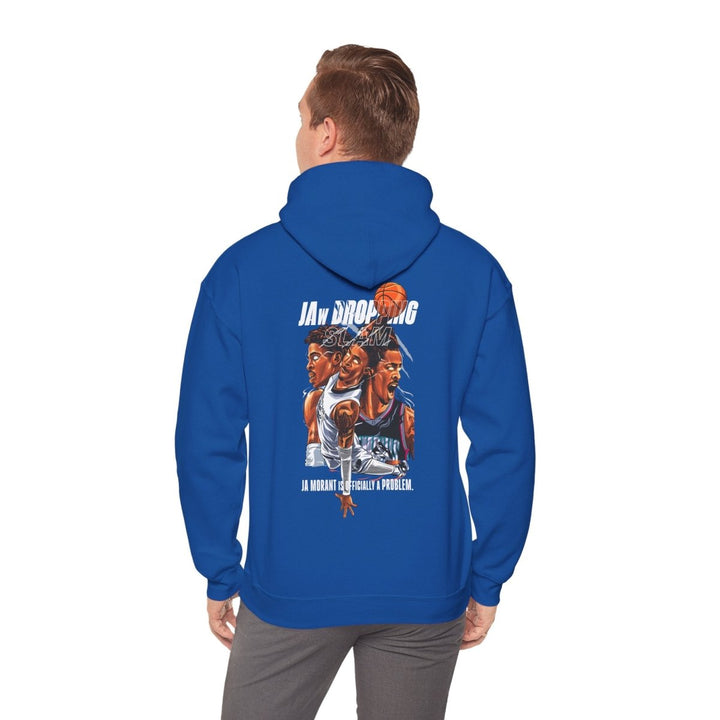 Ja Morant Slam Dunk Unisex Hoodie - Royal - S - Ja Morant Slam Dunk Unisex Hoodie - Tatoo Tee