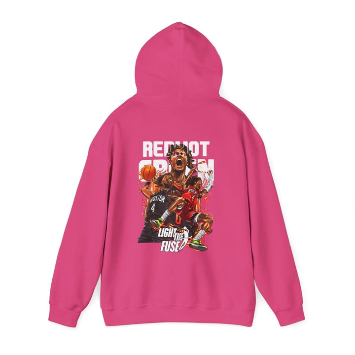 Jalen Green NBA Basketball Graphic Hoodie for Sports Fans - Red - S - Jalen Green NBA Basketball Graphic Hoodie for Sports Fans - Tatoo Tee