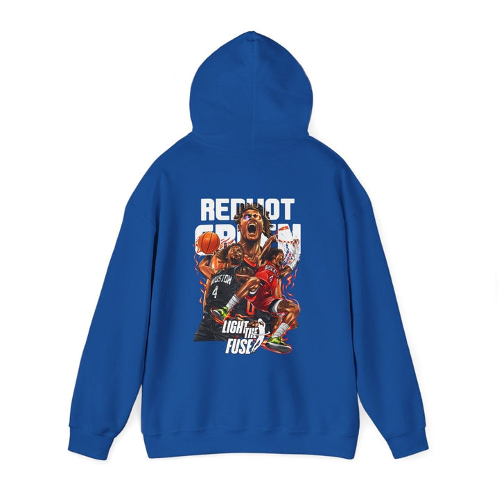 Jalen Green NBA Basketball Graphic Hoodie for Sports Fans - Red - S - Jalen Green NBA Basketball Graphic Hoodie for Sports Fans - Tatoo Tee