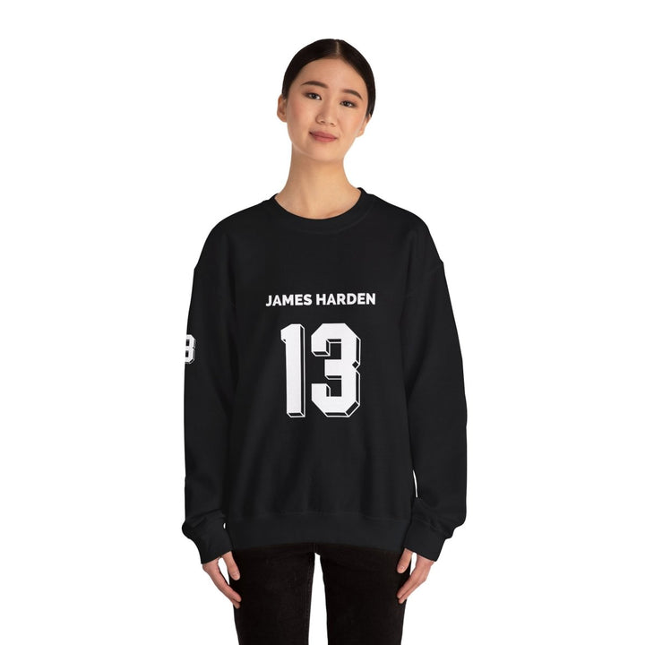 James Harden Graphic Sweatshirt, Unisex Crewneck, Sports Fan Apparel, Basketball Gift, Casual Streetwear - S - Black - James Harden Graphic Sweatshirt, Unisex Crewneck, Sports Fan Apparel, Basketball Gift, Casual Streetwear - Tatoo Tee