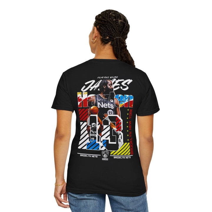 James Harden Unisex Gamet - Dyed T-shirt, Basketball Tee, Sports Apparel, Gift for Fans, Game Day Fashion, Athletic Wear - Black - S - James Harden Unisex Gamet - Dyed T-shirt, Basketball Tee, Sports Apparel, Gift for Fans, Game Day Fashion, Athletic Wear - Tatoo Tee