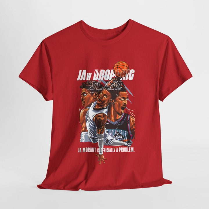 Jaw - Dropping Basketball Unisex Heavy Cotton Tee - Cardinal Red - S - Jaw - Dropping Basketball Unisex Heavy Cotton Tee - Tatoo Tee