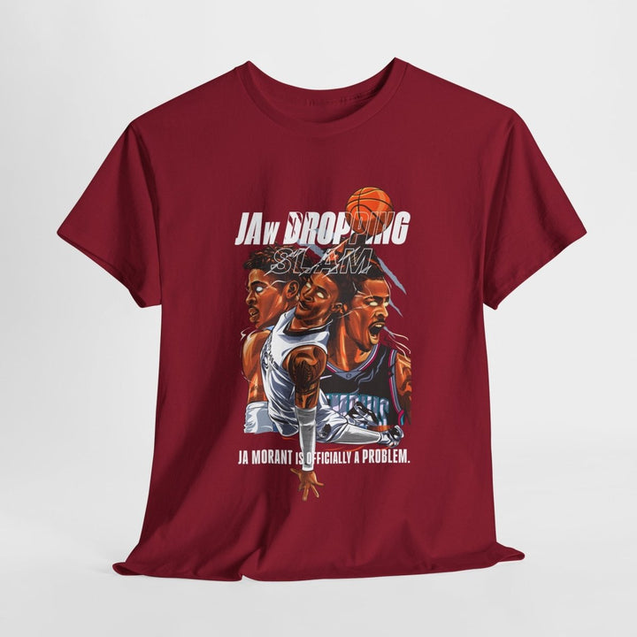 Jaw - Dropping Basketball Unisex Heavy Cotton Tee - Cardinal Red - S - Jaw - Dropping Basketball Unisex Heavy Cotton Tee - Tatoo Tee