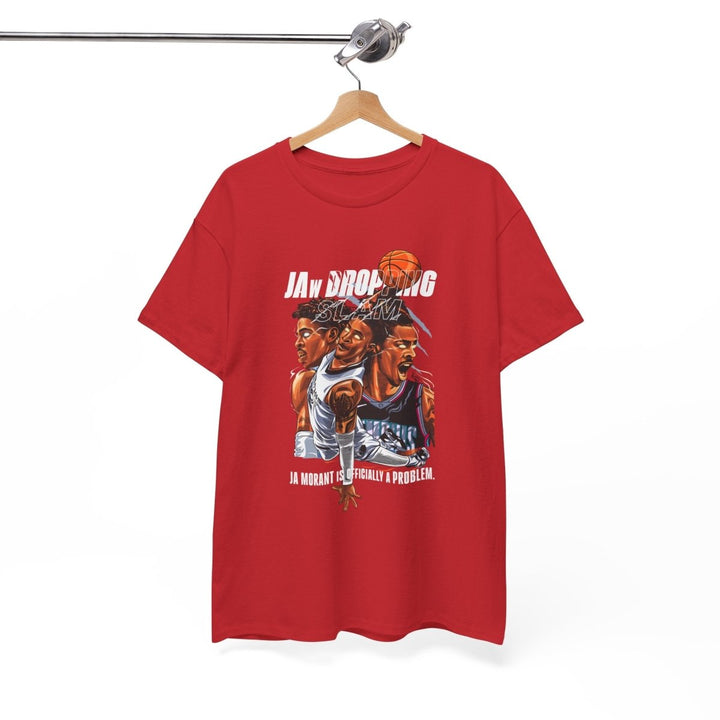 Jaw - Dropping Basketball Unisex Heavy Cotton Tee - Cardinal Red - S - Jaw - Dropping Basketball Unisex Heavy Cotton Tee - Tatoo Tee