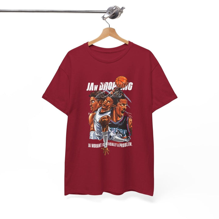 Jaw - Dropping Basketball Unisex Heavy Cotton Tee - Cardinal Red - S - Jaw - Dropping Basketball Unisex Heavy Cotton Tee - Tatoo Tee