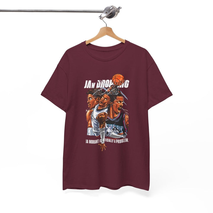 Jaw - Dropping Basketball Unisex Heavy Cotton Tee - Cardinal Red - S - Jaw - Dropping Basketball Unisex Heavy Cotton Tee - Tatoo Tee