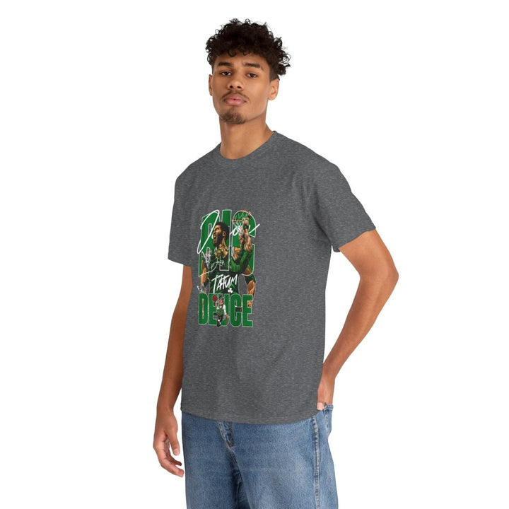 Jayson Tatum NBA Boston Big Daddy Unisex Heavy Cotton Tee - Navy - S - Jayson Tatum NBA Boston Big Daddy Unisex Heavy Cotton Tee - Tatoo Tee