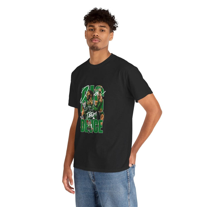 Jayson Tatum NBA Boston Big Daddy Unisex Heavy Cotton Tee - Navy - S - Jayson Tatum NBA Boston Big Daddy Unisex Heavy Cotton Tee - Tatoo Tee