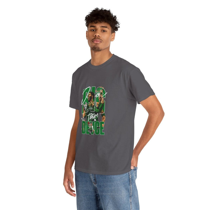 Jayson Tatum NBA Boston Big Daddy Unisex Heavy Cotton Tee - Navy - S - Jayson Tatum NBA Boston Big Daddy Unisex Heavy Cotton Tee - Tatoo Tee