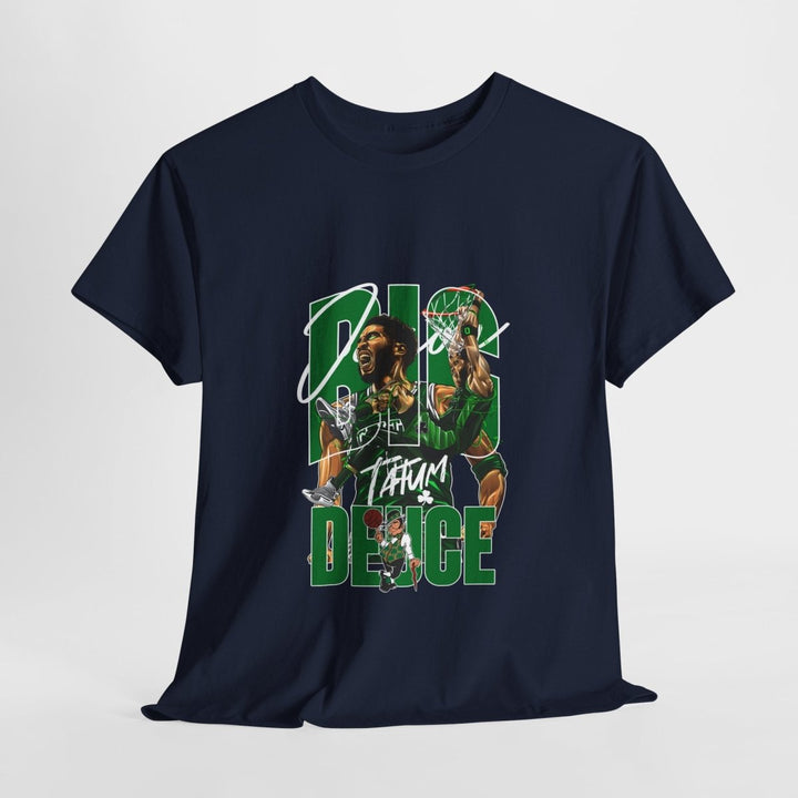 Jayson Tatum NBA Boston Big Daddy Unisex Heavy Cotton Tee - Navy - S - Jayson Tatum NBA Boston Big Daddy Unisex Heavy Cotton Tee - Tatoo Tee