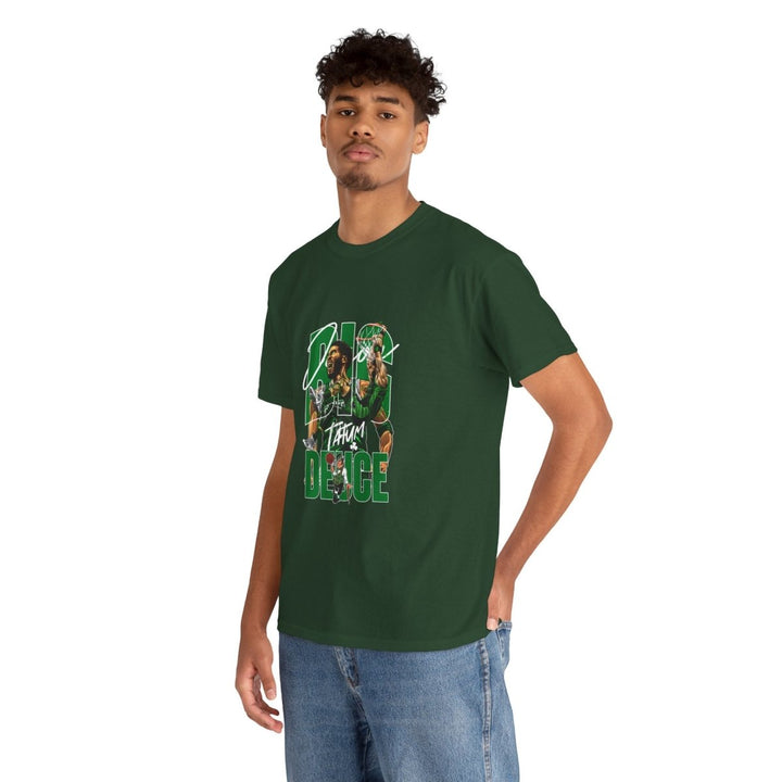 Jayson Tatum NBA Boston Big Daddy Unisex Heavy Cotton Tee - Navy - S - Jayson Tatum NBA Boston Big Daddy Unisex Heavy Cotton Tee - Tatoo Tee