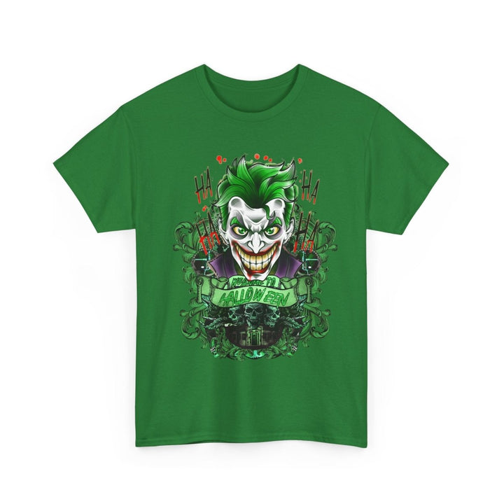 Joker Inspired Unisex Heavy Cotton Tee - Halloween Costume Tee - Navy - S - Joker Inspired Unisex Heavy Cotton Tee - Halloween Costume Tee - Tatoo Tee