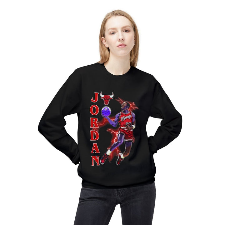 Jordan Basketball Sweatshirt, Unisex Crewneck, Sports Apparel - Navy - S - Jordan Basketball Sweatshirt, Unisex Crewneck, Sports Apparel - Tatoo Tee