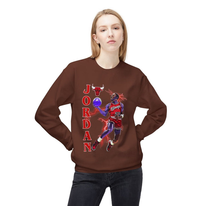 Jordan Basketball Sweatshirt, Unisex Crewneck, Sports Apparel - Navy - S - Jordan Basketball Sweatshirt, Unisex Crewneck, Sports Apparel - Tatoo Tee