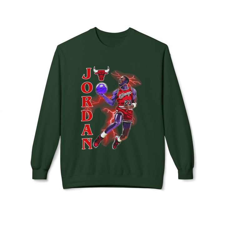 Jordan Basketball Sweatshirt, Unisex Crewneck, Sports Apparel - Navy - S - Jordan Basketball Sweatshirt, Unisex Crewneck, Sports Apparel - Tatoo Tee