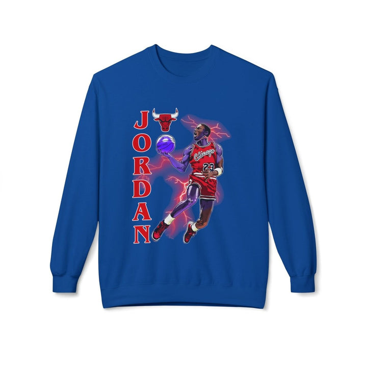 Jordan Basketball Sweatshirt, Unisex Crewneck, Sports Apparel - Navy - S - Jordan Basketball Sweatshirt, Unisex Crewneck, Sports Apparel - Tatoo Tee