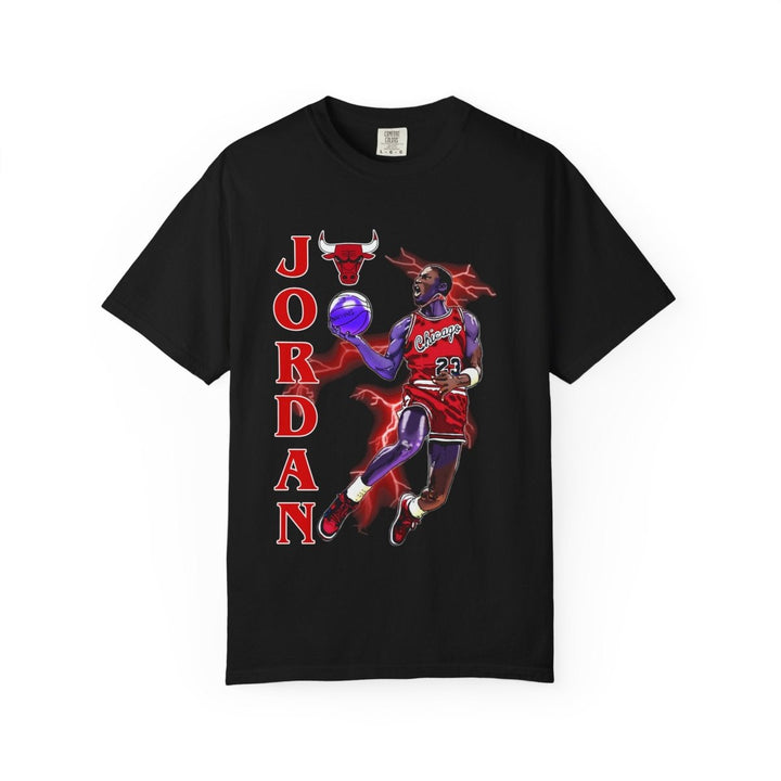 Jordan Inspired Unisex Garment - Dyed T-Shirt - Basketball Fan Tee - Chili - S - Jordan Inspired Unisex Garment - Dyed T-Shirt - Basketball Fan Tee - Tatoo Tee
