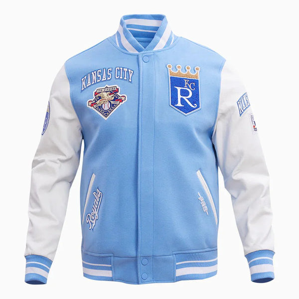 Kansas City Royals MLB Rib Wool Varsity Jacket