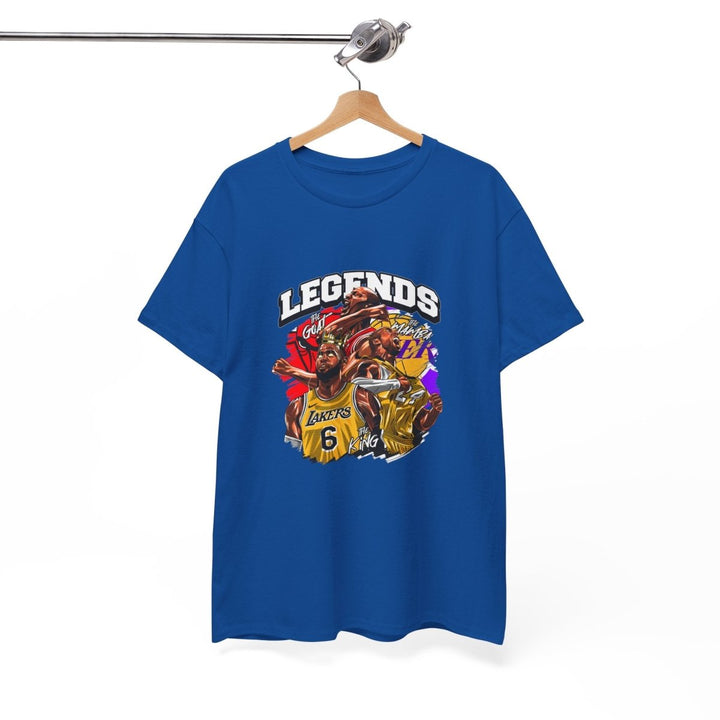 Kaos Basket Legend Basketball Unisex Heavy Cotton Tee - Cardinal Red - S - Kaos Basket Legend Basketball Unisex Heavy Cotton Tee - Tatoo Tee