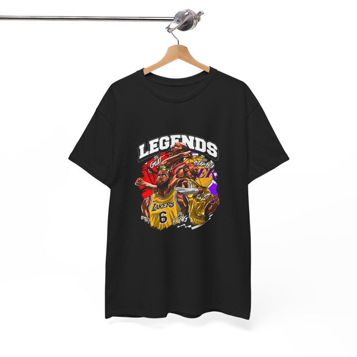 Kaos Basket Legend Basketball Unisex Heavy Cotton Tee - Cardinal Red - S - Kaos Basket Legend Basketball Unisex Heavy Cotton Tee - Tatoo Tee