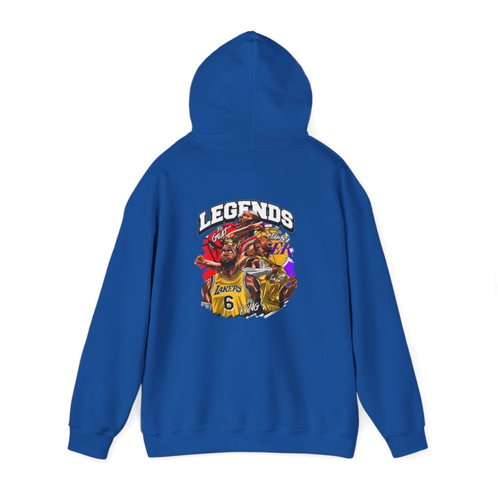 Kaos Basket Legend Basketball Unisex Hoodie - Red - S - Kaos Basket Legend Basketball Unisex Hoodie - Tatoo Tee
