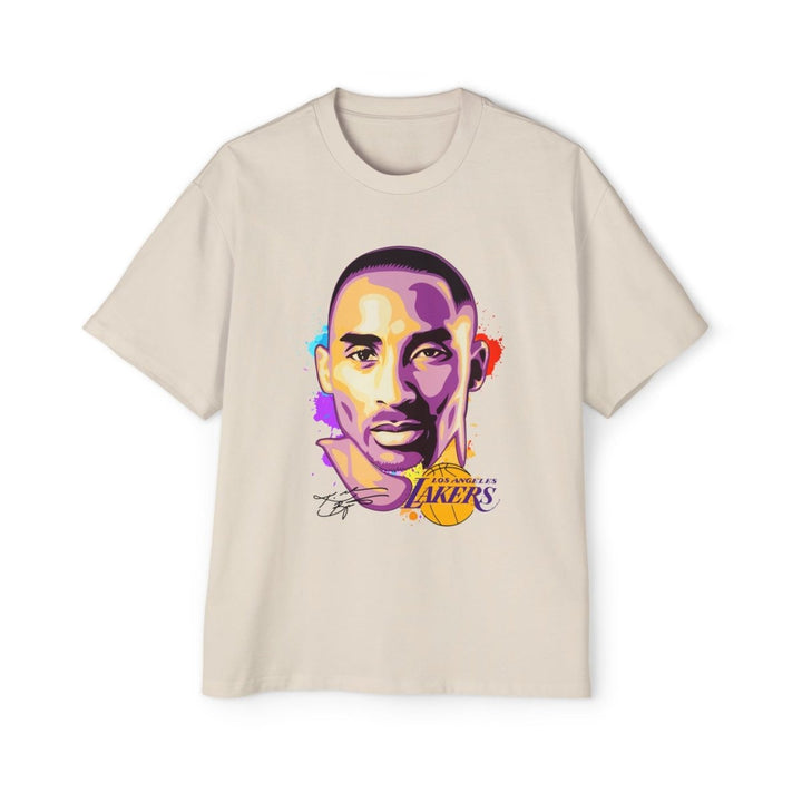 Kobe Bryant Graphic Tee - Heavy Oversized T-Shirt for Basketball Fans - S - Ecru - Kobe Bryant Graphic Tee - Heavy Oversized T-Shirt for Basketball Fans - Tatoo Tee