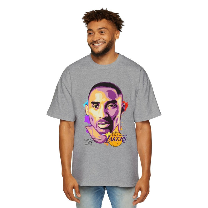 Kobe Bryant Graphic Tee - Heavy Oversized T-Shirt for Basketball Fans - S - Midnight Blue - Kobe Bryant Graphic Tee - Heavy Oversized T-Shirt for Basketball Fans - Tatoo Tee