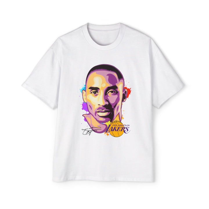 Kobe Bryant Graphic Tee - Heavy Oversized T-Shirt for Basketball Fans - S - Midnight Blue - Kobe Bryant Graphic Tee - Heavy Oversized T-Shirt for Basketball Fans - Tatoo Tee