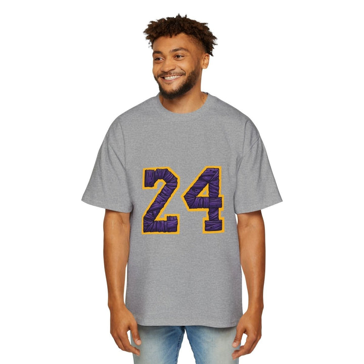 Kobe Bryant Lakers NBA Vintage Basketball Tee - S - Athletic Heather - Kobe Bryant Lakers NBA Vintage Basketball Tee - Tatoo Tee