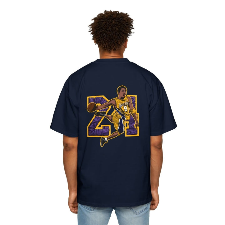 Kobe Bryant Lakers NBA Vintage Basketball Tee - S - Navy - Kobe Bryant Lakers NBA Vintage Basketball Tee - Tatoo Tee