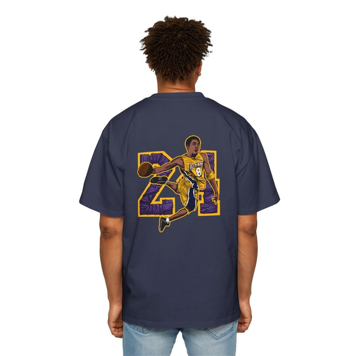 Kobe Bryant Lakers NBA Vintage Basketball Tee - S - Navy - Kobe Bryant Lakers NBA Vintage Basketball Tee - Tatoo Tee