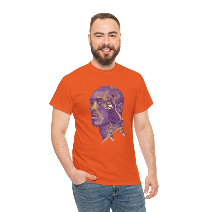 Kobe Bryant Tribute Tee - Unisex Heavy Cotton Shirt - Purple - S - Kobe Bryant Tribute Tee - Unisex Heavy Cotton Shirt - Tatoo Tee